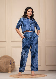 Tie n Dye Co-ord Set 101-BLU