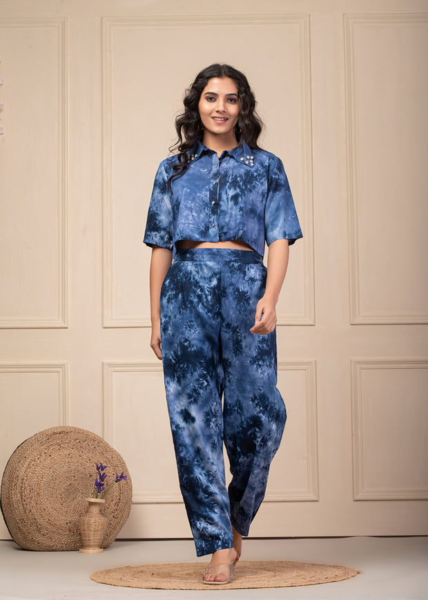 Tie n Dye Co-ord Set 101-BLU