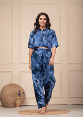 Tie n Dye Co-ord Set 101-BLU