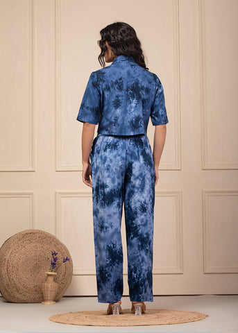 Tie n Dye Co-ord Set 101-BLU