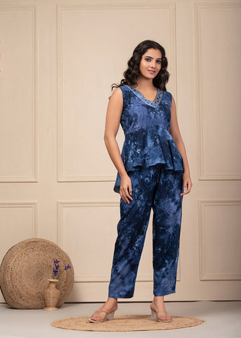 Tie n Dye Co-ord Set 102-BLU