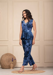 Tie n Dye Co-ord Set 102-BLU