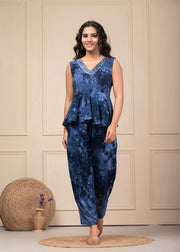 Tie n Dye Co-ord Set 102-BLU