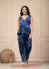 Tie n Dye Co-ord Set 102-BLU