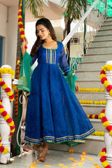 Amulya Leheriya Blue Suit Set 231-BLU