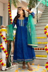 Amulya Leheriya Blue Suit Set 231-BLU