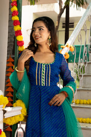 Amulya Leheriya Blue Suit Set 231-BLU