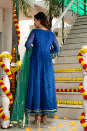 Amulya Leheriya Blue Suit Set 231-BLU