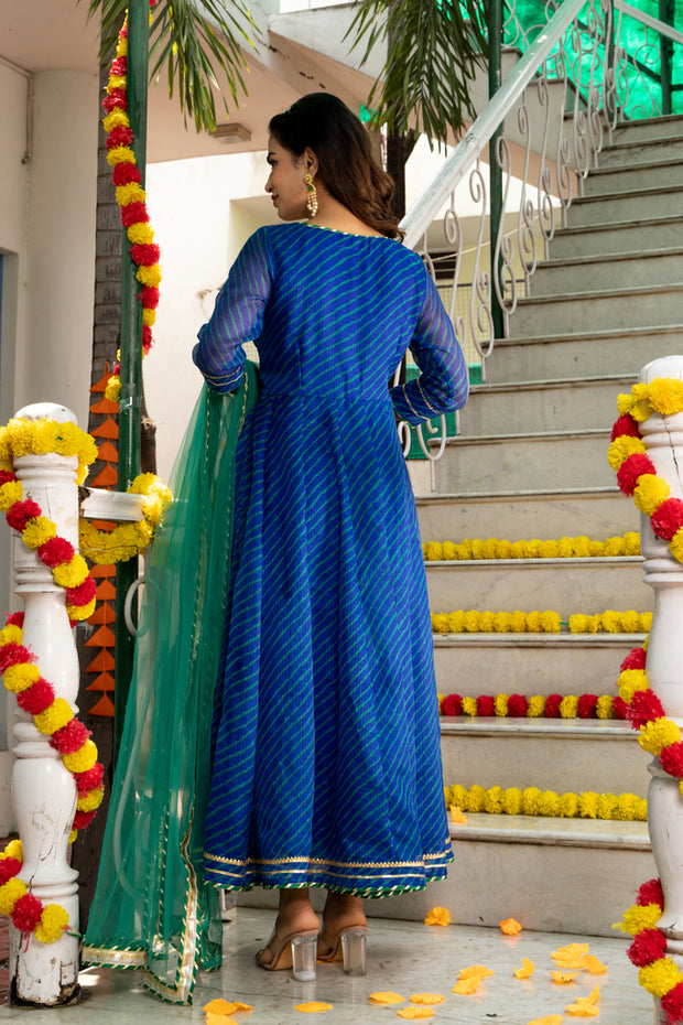 Amulya Leheriya Blue Suit Set 231-BLU