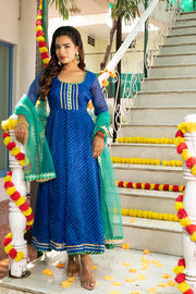Amulya Leheriya Blue Suit Set 231-BLU