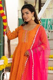 Amulya Leheriya Orange Suit Set 231-ORG