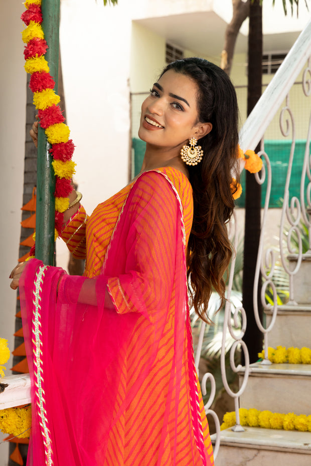 Amulya Leheriya Orange Suit Set 231-ORG