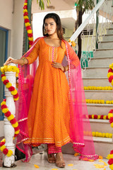 Amulya Leheriya Orange Suit Set 231-ORG