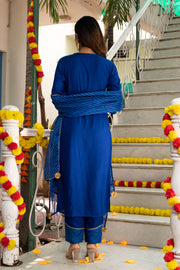 Nihira Leheriya Blue Suit Set 233-BLU