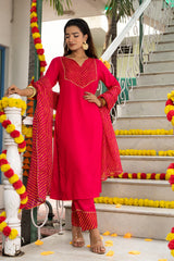 Nihira Leheriya Pink Suit Set 233-PNK