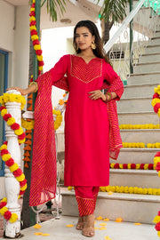 Nihira Leheriya Pink Suit Set 233-PNK