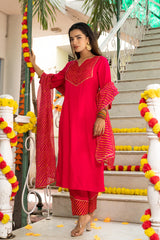 Nihira Leheriya Pink Suit Set 233-PNK