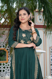 Green Block Print Kurta 236-GRN