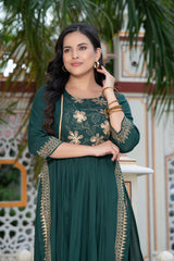 Green Block Print Kurta 236-GRN