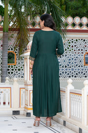 Green Block Print Kurta 236-GRN