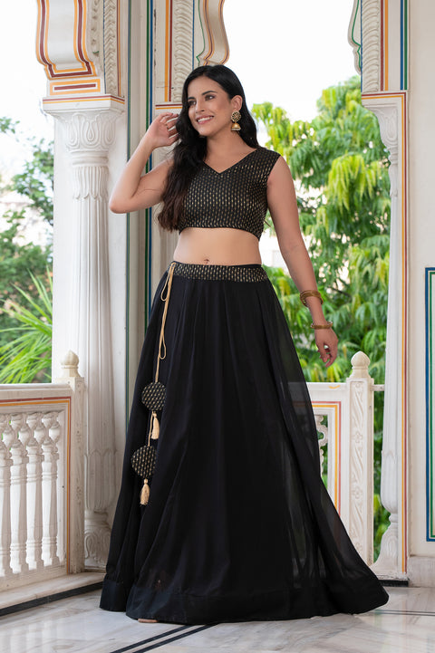 Black Skirt Set 240-BLK