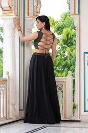 Black Skirt Set 240-BLK