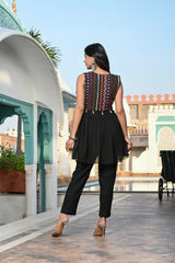 Bageecha Co-ord Set 247-BLK