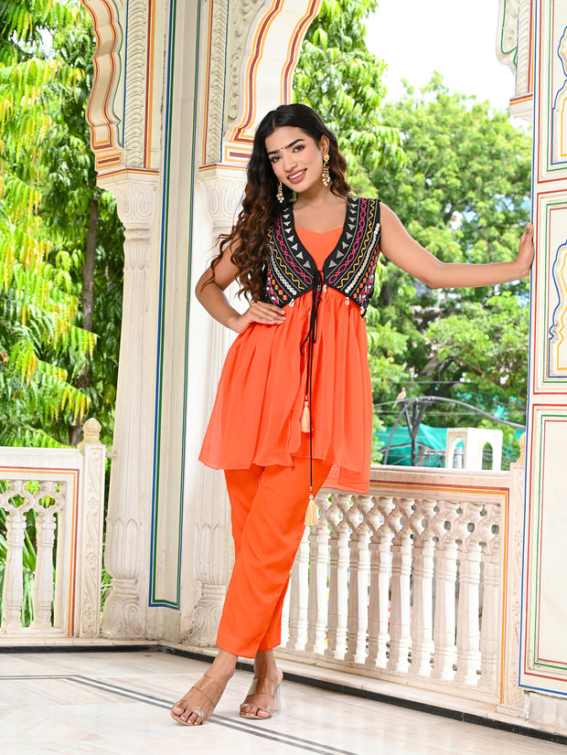 Bageecha Co-ord Set 247-ORG