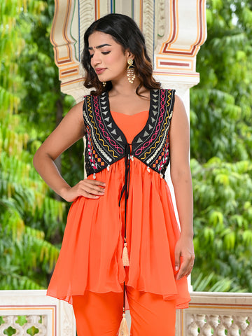 Bageecha Co-ord Set 247-ORG