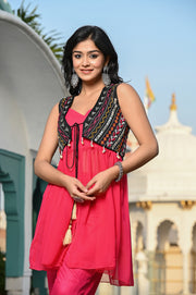 Bageecha Co-ord Set 247-PNK