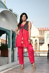 Bageecha Co-ord Set 247-PNK