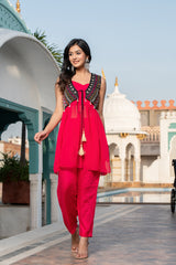 Bageecha Co-ord Set 247-PNK