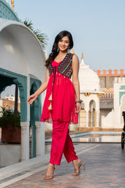 Bageecha Co-ord Set 247-PNK