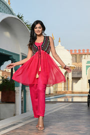 Bageecha Co-ord Set 247-PNK