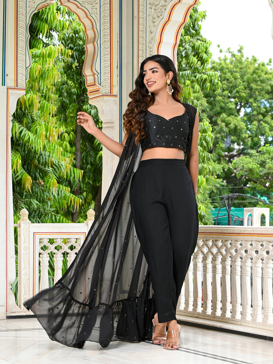 Malang Co-ord Set 248-BLK