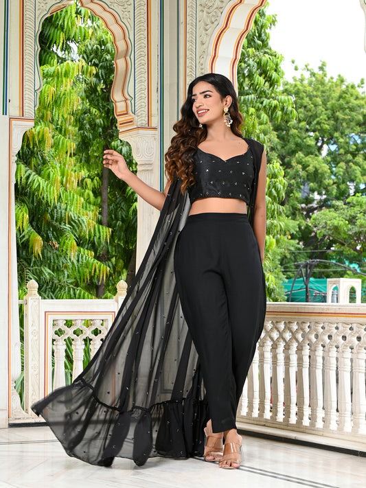 Malang Co-ord Set 248-BLK