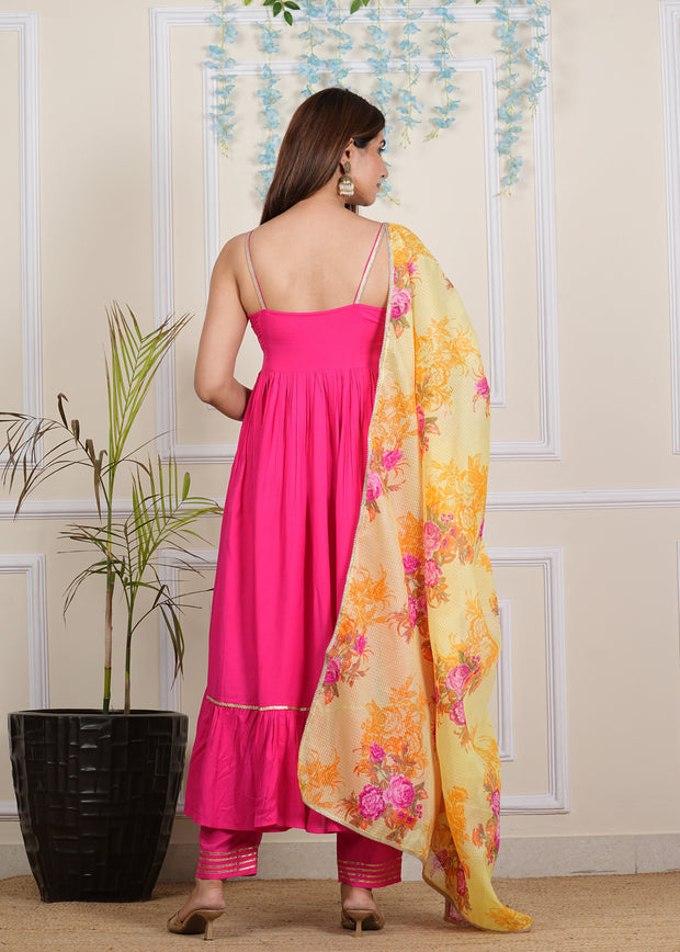 Pink Cotton Solid Kurta Set 270-PNK