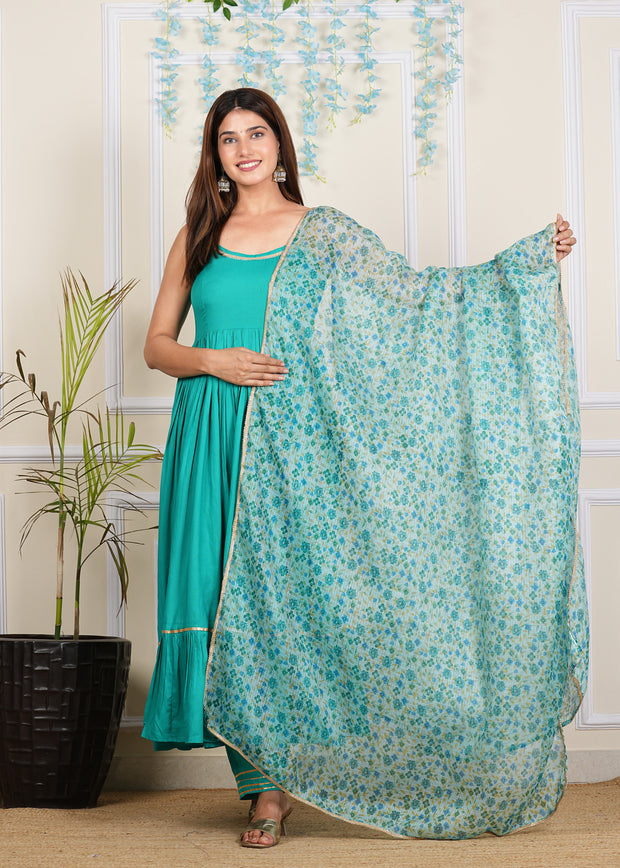 Skyblue Cotton Solid Kurta Set 270-SKB