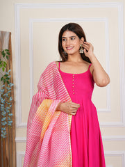 Pink Cotton Solid Kurta Set 274-PNK