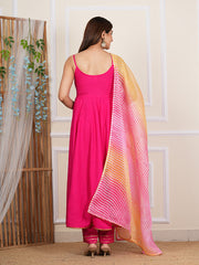 Pink Cotton Solid Kurta Set 274-PNK