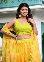 Jalpari Lehenga Set 104-YLW-NEW