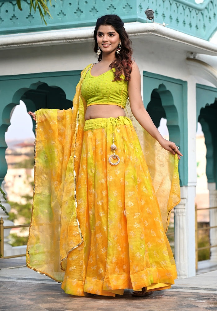 Jalpari Lehenga Set 104-YLW-NEW