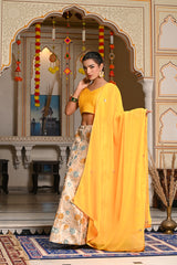 Aahana Yellow Lehenga Set 124-YLW