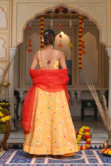 Ati Yellow Lehenga Set 125-YLW