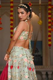 Adya Blue Lehenga Set 126-BLU