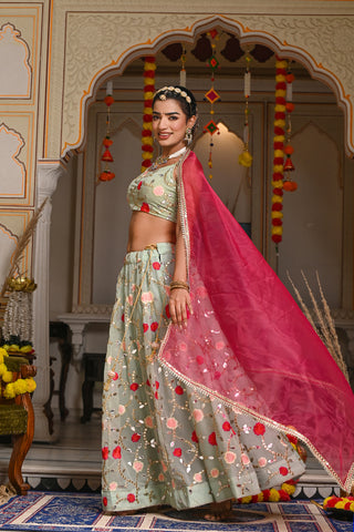 Adya Blue Lehenga Set 126-BLU