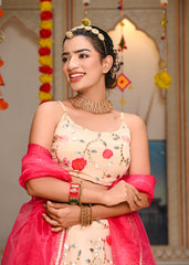 Adya Peach Lehenga Set 126-PCH