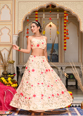 Adya Peach Lehenga Set 126-PCH