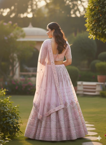 Women Bridal & Party Wear Lehenga Choli | Heavy Embroidery | Indi Inside