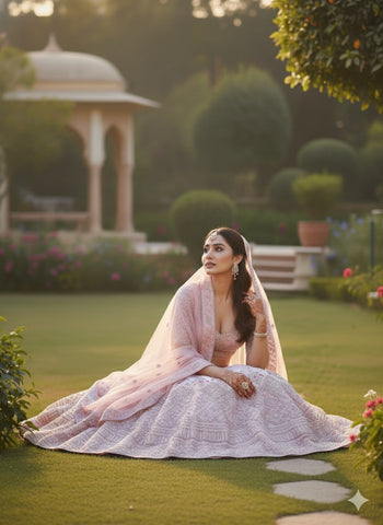 Women Bridal & Party Wear Lehenga Choli | Heavy Embroidery | Indi Inside